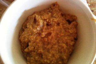 Pumpkin Pie oatmeal