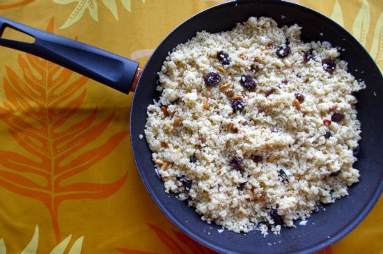 Maroccan nut & raisin couscous