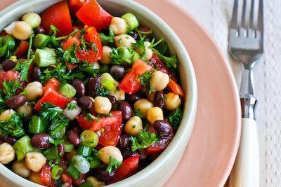 Middle Eastern Bean Salad with Parsley and Lemon (Balela)