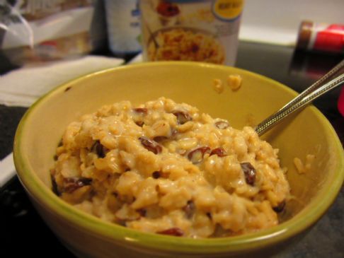 Maple and Brown sugar, Raisin, Peacan Oatmeal