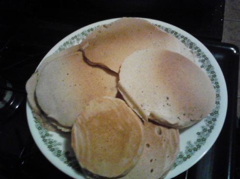 Whole Wheat Apple Cinnamon Pancakes 