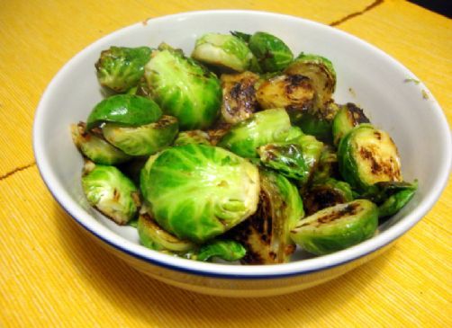 Lemon Garlic Brussel Sprouts