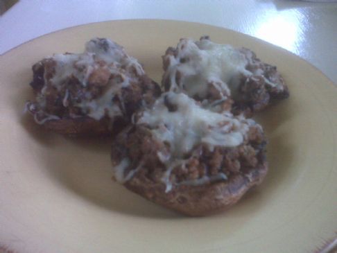 Incredible Portabello Stuffed Mushroom Caps