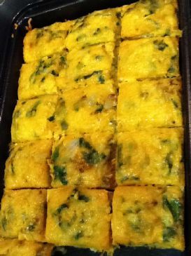 Southwest Spinach Egg Bake