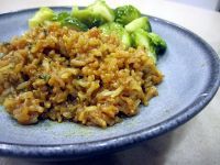 Garlic and Paprika Brown Rice