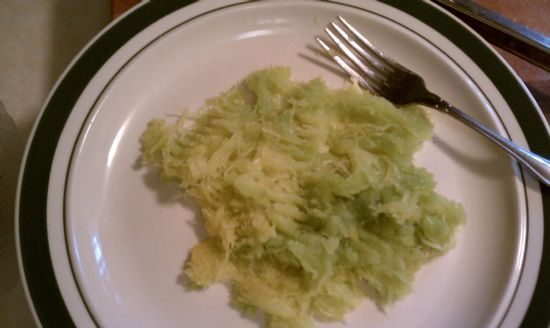 Basic Spaghetti Squash ~ No water used.