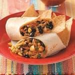 Burritos - Chicken, rice, bean, pepper, corn