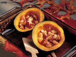 Buttercup Squash with Tart Apples