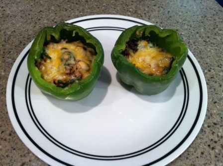 Chicken Stuffed Bell Peppers