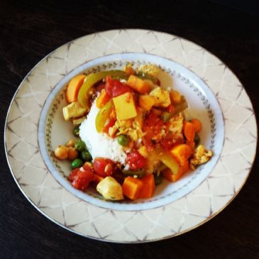 Chicken Curry with Chickpeas and Sweet Potatoes