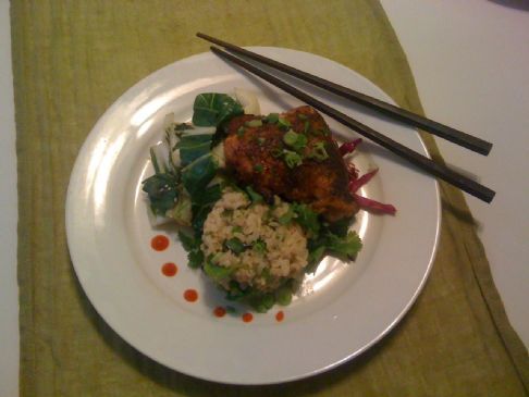 Baked Coconut and Ginger Brown Rice