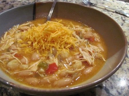 Slow Cooker White Chicken Chili