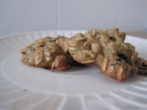 Oatmeal Raisin Cookies, no added fat