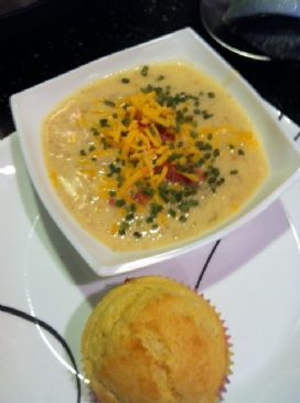 Loaded Baked Potato Soup for the Slow Cooker