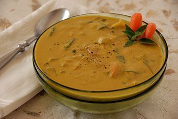 Golden Austrian Cauliflower Cream Soup