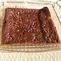 Black Bean Brownie with dark chocolate