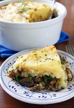 Lentil/Mushroom Vegan Shepard's Pie