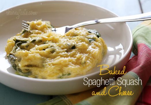 Baked Spaghetti Squash and Cheese