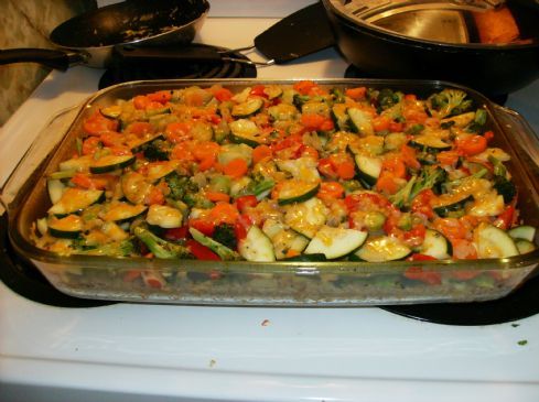 Brown Rice and Vegetable Casserole