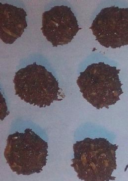 Chocolate Coconut Raisin Almond Candies