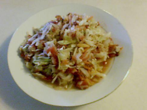Braised Cabbage and Tomatoes