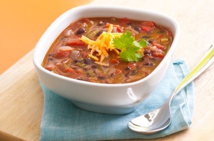 Southwest Chicken and Black Bean Soup