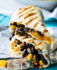 Fiesta Black Bean & Rice Tortilla wraps