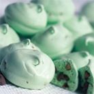 Chocolate Mint Chip Meringue Cookies