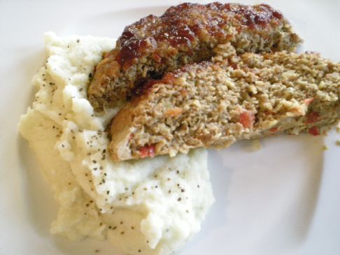 BBQ Turkey Meatloaf & Mashed Cauliflower