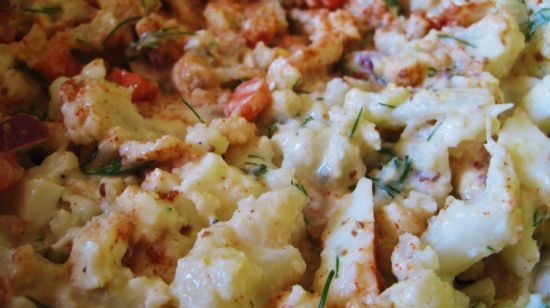 Cauliflower Potato Salad - Modified Hungry Girl Recipe