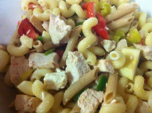 Greek Chicken Pasta Salad