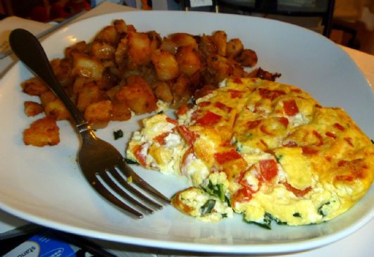 Red-and-green layered eggs