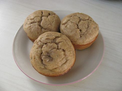 Banana Muffins - Low Fat, Low Sodium 