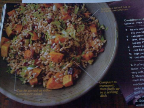 Farro & Roasted Squash Pilaf