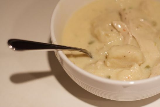 Vegetarian Chicken and Dumplings