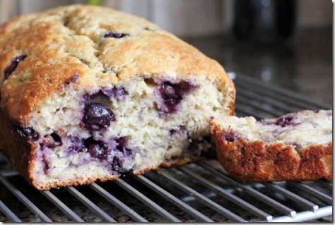 Blueberry Greek Yogurt Banana Bread