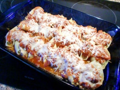 Ground Turkey Stuffed Shells