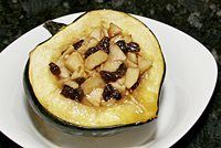 Apple Stuffed Acorn Squash 