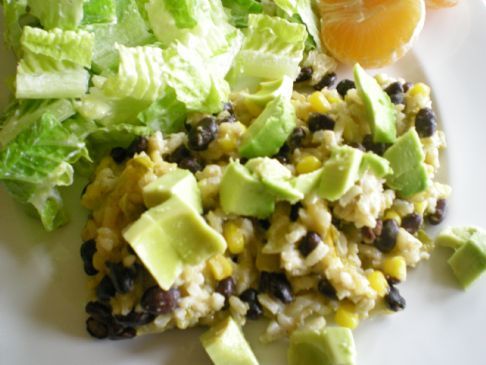 Black Bean & Rice Bake