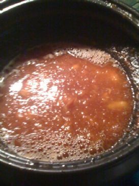 Spiced Rum Peach Butter