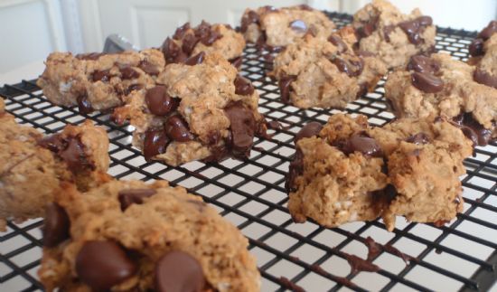 Peanut Butter, Oatmeal, Dark Chocolate Chip Cookie