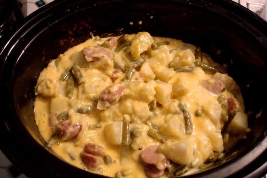 Grandma's Favorite Turkey Sausage Cheese Casserole (revised)