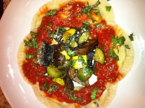 Homemade Artichoke, Lemon Zest & Ricotta Ravioli