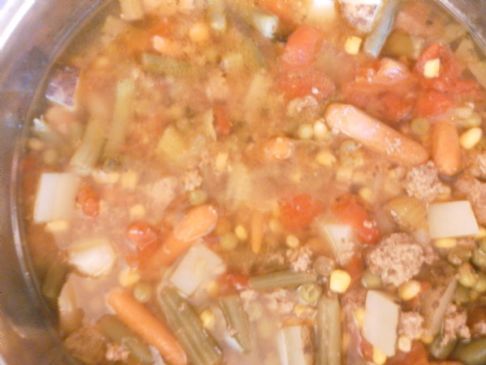 Ground Turkey Soup