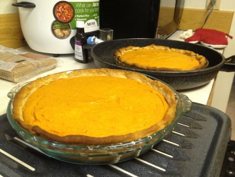 SWEET POTATO PIE WITH SPLENDA