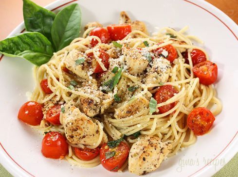Tomato-Basil Chicken and Pasta **Low Fat/ Cal/ High Protein