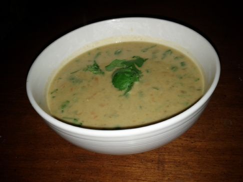 Coconut-Curry Red Lentil Soup