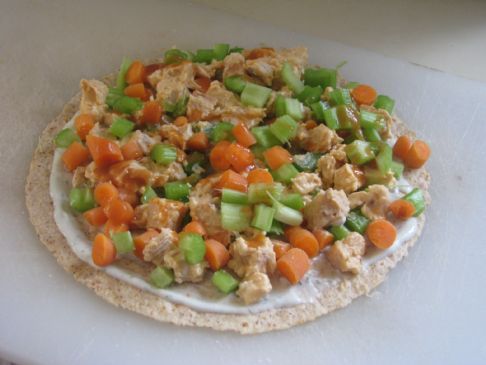 Personal Buffalo Chicken Pizza