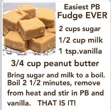 Easiest Peanut Butter Fudge Ever