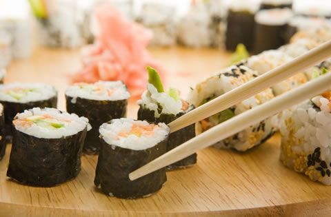Philadelphia Roll (Sushi) 1 Roll=1 serving